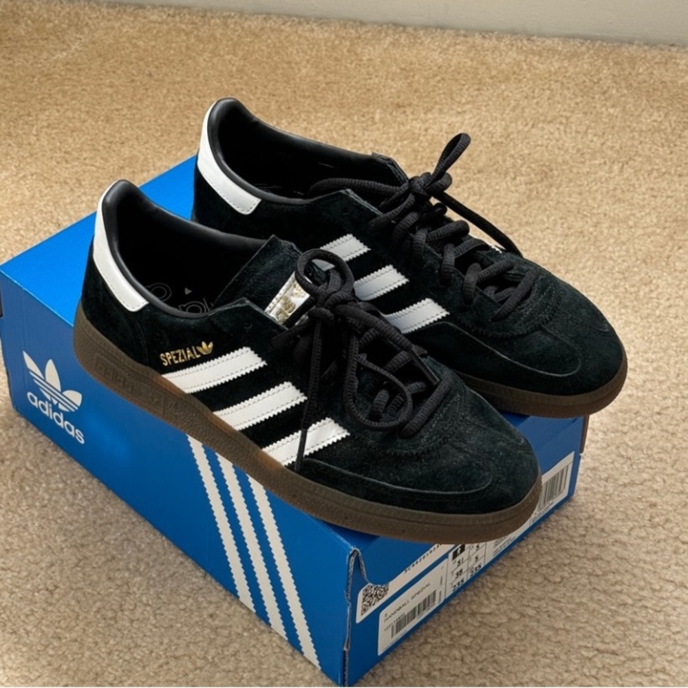 Adidas ✨ Handball Spezial Black Suede - women price is firm no offers - Picture 2 of 5